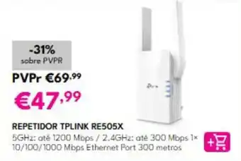 Repetidor tplink re505x