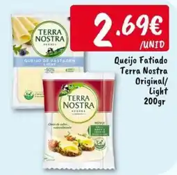 Ponto Fresco Queijo Fatiado Terra Nostra Original/ Light promoção
