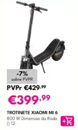 Radio Popular trotinete xiaomi mi 6 promoção