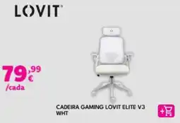 Radio Popular cadeira gaming lovit elite v3 wht promoção