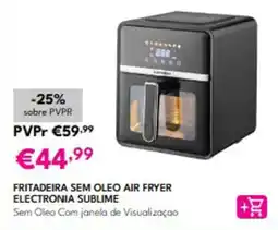 Radio Popular Fritadeira sem oleo air fryer electronia sublime promoção