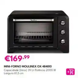 Radio Popular mini-forno moulinex ox 484810 promoção