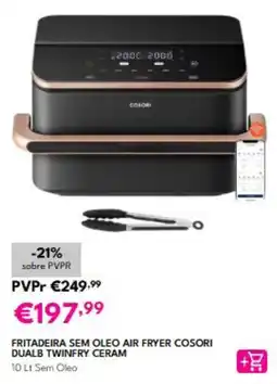 Radio Popular Fritadeira sem oleo air fryer cosori promoção