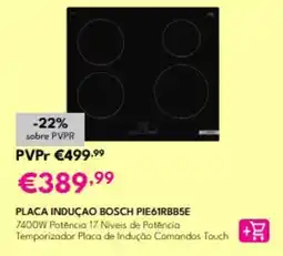 Radio Popular placa indução bosch pie61rbb5e promoção