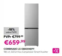 Radio Popular combinado lg gbbs514dpy promoção