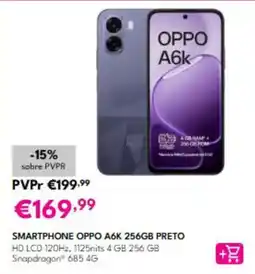 Radio Popular smartphone oppo a6k 256gb preto promoção