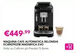 Radio Popular maquina cafe automatica delonghi ecam29021b magnifica evo promoção