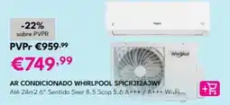 Radio Popular ar condicionado whirlpool spicr312a3wf promoção