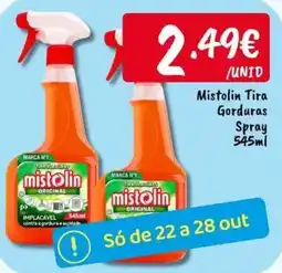 Ponto Fresco mistolin tira gorduras spray promoção