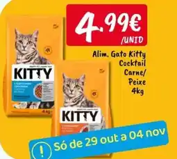Ponto Fresco Alim. Gato Kitty Cocktail Carne/Peixe promoção