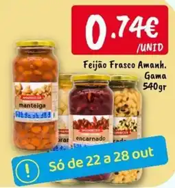 Ponto Fresco Feijão Frasco Amanh. Gama promoção