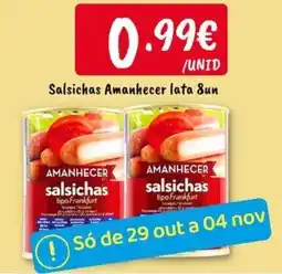 Ponto Fresco Salsichas amanhecer promoção