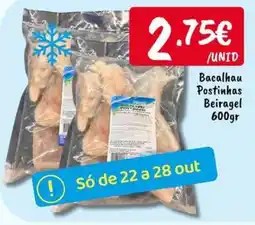 Ponto Fresco Bacalhau Postinhas Beiragel promoção