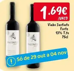 Ponto Fresco Vinho Instinto Forte promoção