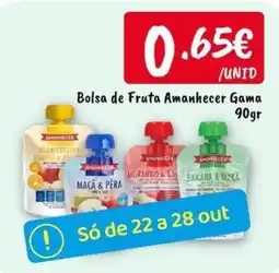 Ponto Fresco Bolsa de fruta amanhecer gama promoção