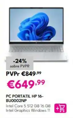 Radio Popular pc portatil hp promoção