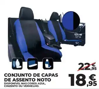 Conjunto de capas de assento noto