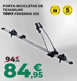 Feu Vert porta-bicicletas de tejadilho thule freeride 532 promoção