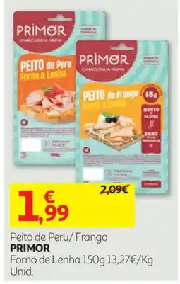 Auchan Peito de Peru/ Frango Primor promoção