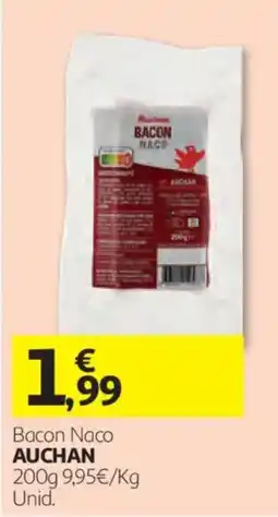 Auchan Bacon Naco Auchan promoção