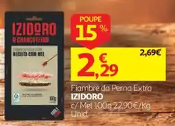 Auchan Fiambre da Perna Extra Izidoro promoção