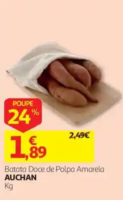 Auchan batata doce de polpa amarela auchan promoção