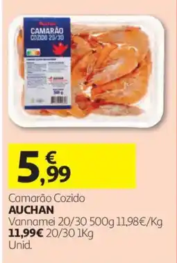 Auchan Camarão cozido auchan promoção