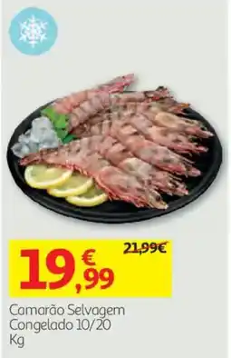 Auchan Camarão Selvagem Congelado promoção