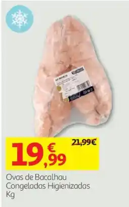 Auchan Ovas de Bacalhau Congeladas Higienizadas promoção