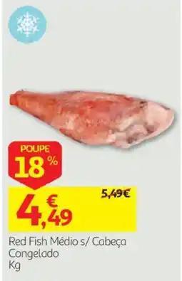Auchan Red Fish Médio s/ Cabeça Congelado promoção