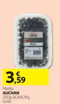 Auchan Mirtilo Auchan promoção