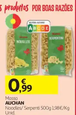 Auchan Massa Auchan promoção