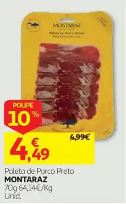 Auchan Paleta de Porco Preto Montaraz promoção