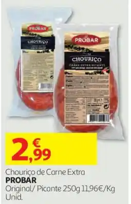 Auchan Chouriço de carne extra probar promoção