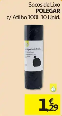 Auchan Sacos de lixo polegar promoção