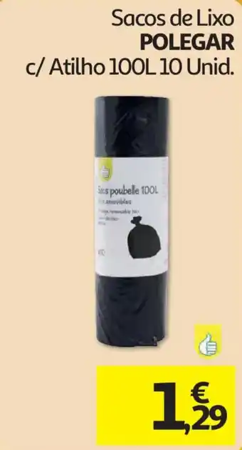 Sacos de lixo polegar