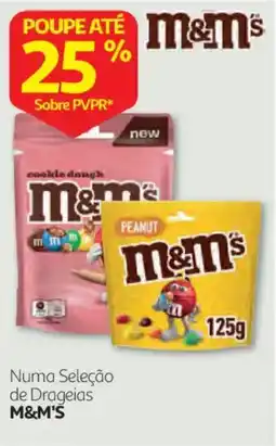 Auchan Numa Seleção de Drageias M&M'S promoção