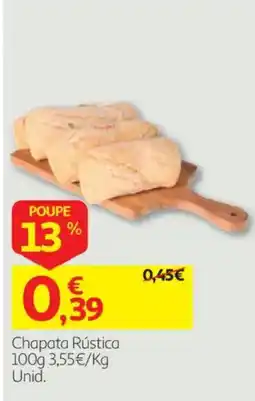 Auchan Chapata Rústica promoção