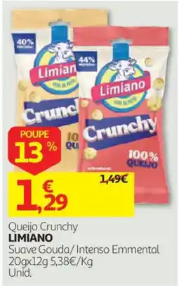 Auchan Queijo Crunchy Limiano promoção