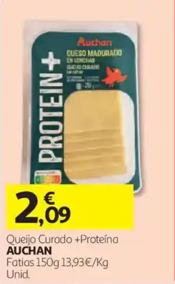 Auchan Queijo Curado +Proteína Auchan promoção