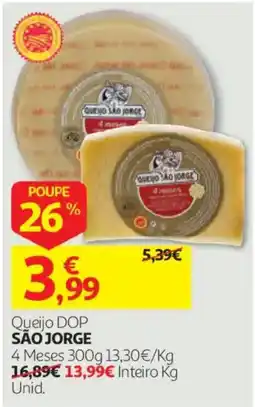 Auchan Queijo DOP São Jorge promoção