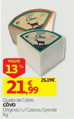 Auchan Queijo de Cabra Côvo Original promoção