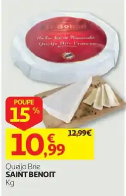 Auchan Queijo Brie Saint Benoit promoção