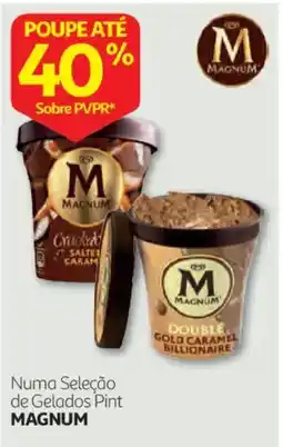 Auchan Numa Seleção de Gelados Pint Magnum promoção