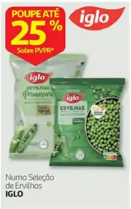 Auchan Numa Seleção de Ervilhas Iglo promoção