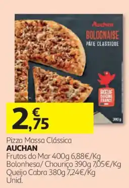 Auchan pizza massa clássica auchan promoção