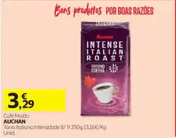 Auchan Café Moído Auchan promoção