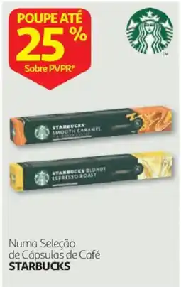 Auchan Numa Seleção de Cápsulas de Café Starbucks promoção
