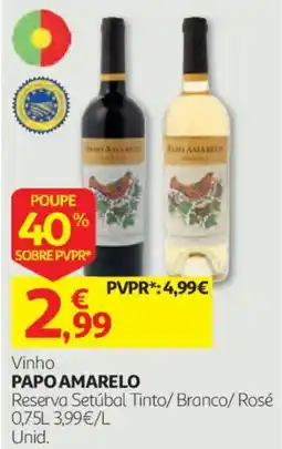 Auchan Vinho paço amarelo promoção