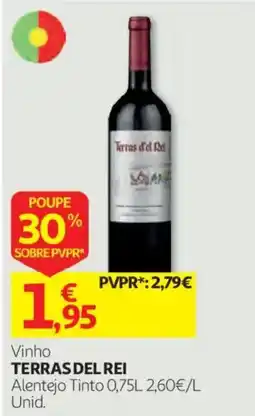 Auchan Vinho Terras Del Rei promoção